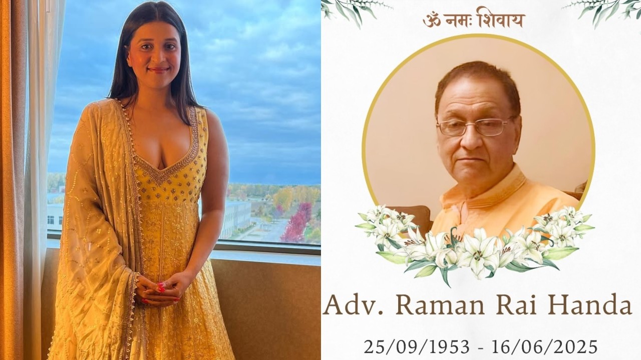 Mannara Chopra's father, Raman Rai Handa, passes away at 72