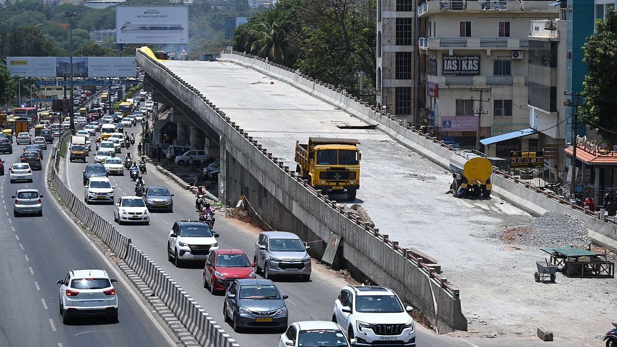 Hebbal flyover lanes to be closed during midnight till Saturday for asphalting work