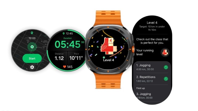 Samsung Running Coach feature.