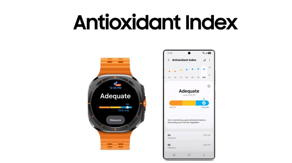Samsung One UI 8 update brings Antioxidant Index feature to Galaxy Watches.