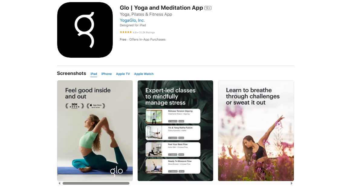 Glo | Yoga and Meditation App.