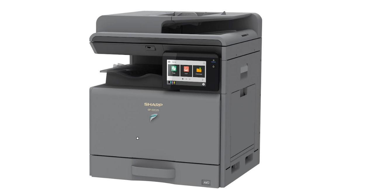Sharp A3 colour multifunction printer.