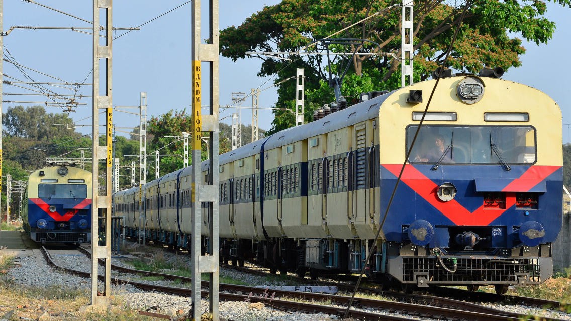 Train services disrupted temporarily as boulder falls on track near Mangaluru