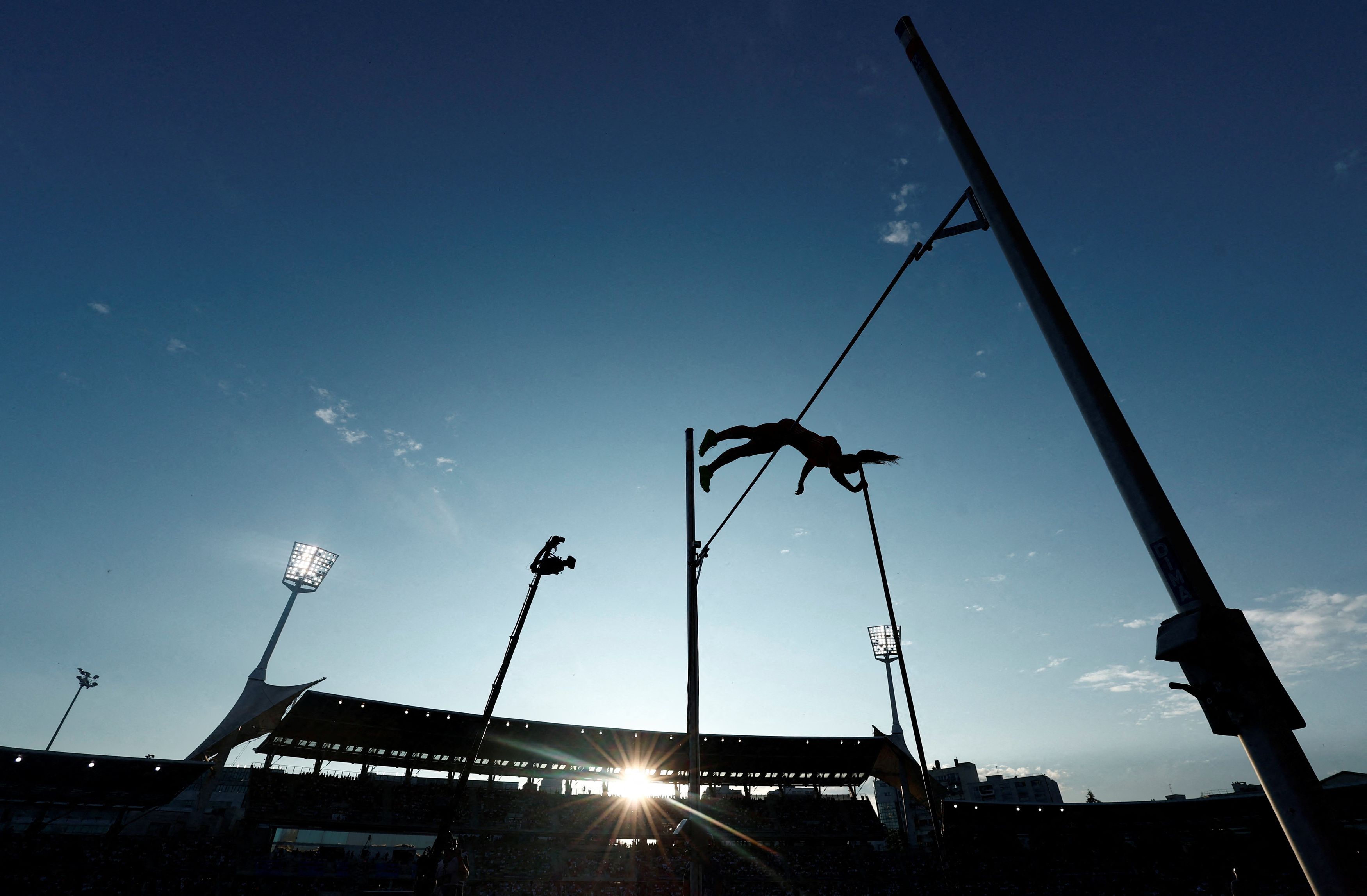 New Zealand's Olivia McTaggart in action during the women's pole vault final, June 20, 2025.