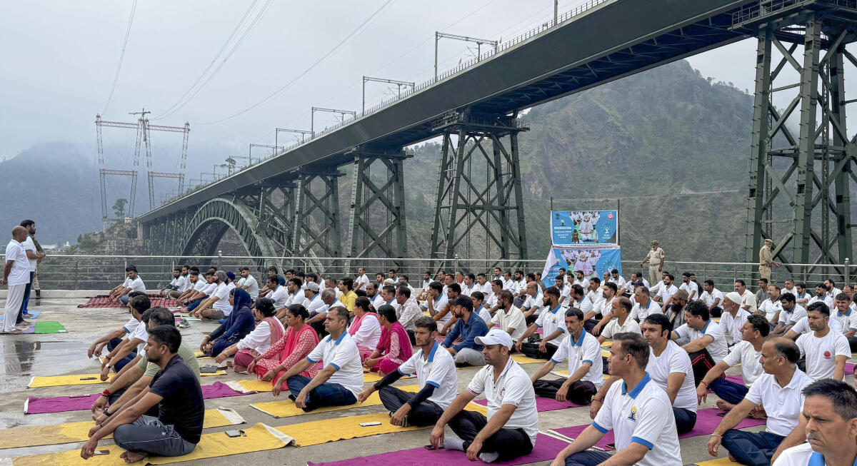 250 people participate in ASI's yoga day event at temple complex in Lonar