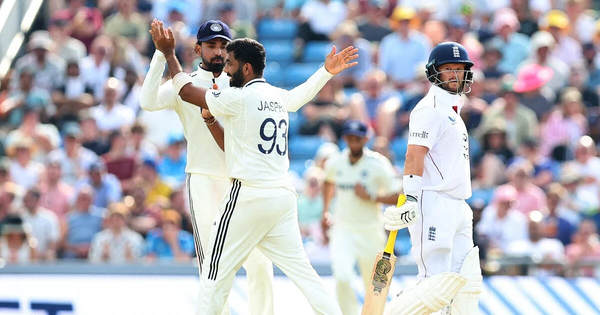 Bumrah holt fünf Punkte, als Indien gegen England einen Vorsprung von ...