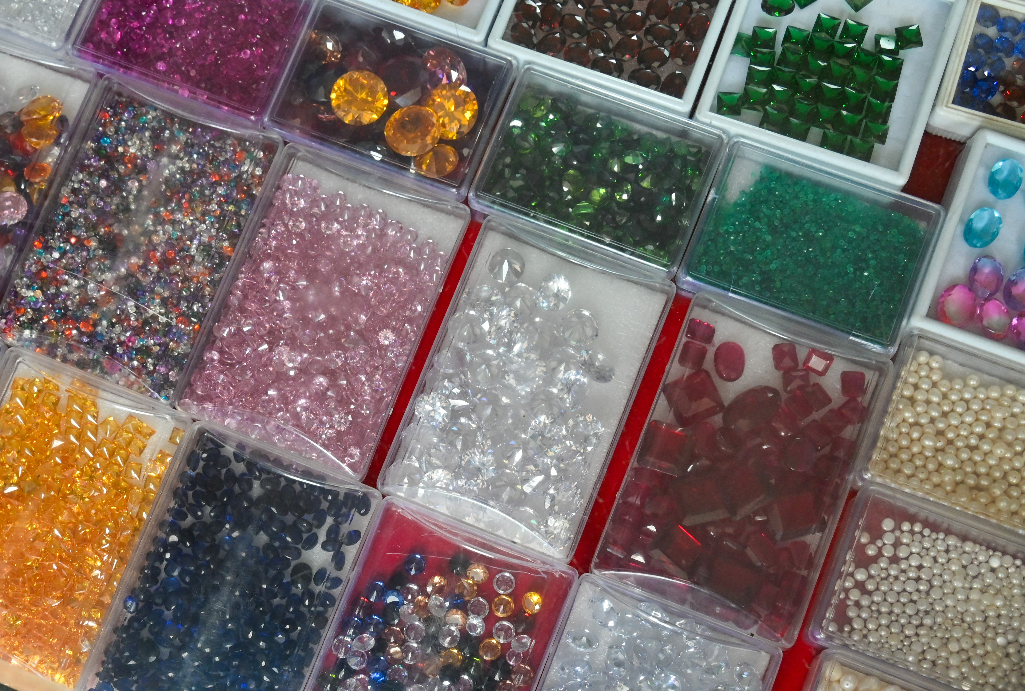 Gems at a store in Alipur, Chikkaballapur.