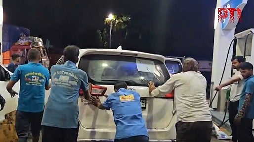 Water-mixed fuel stalls MP CM's convoy; BPCL blames heavy rains