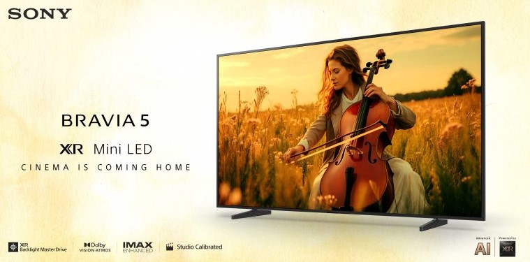 Sony BRAVIA 5 XR Mini LED TV.