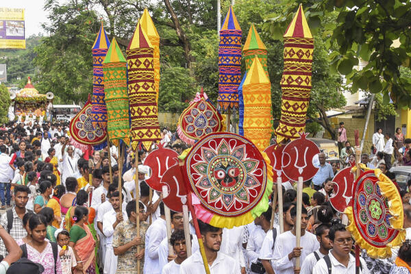 Devotees mark Jagannath yatra in Agartala