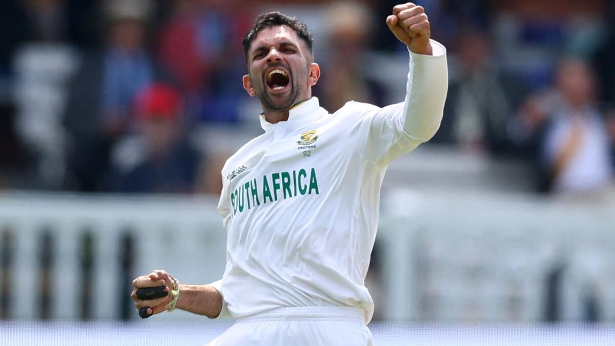 Maharaj becomes first South Africa spinner to take 200 Test wickets