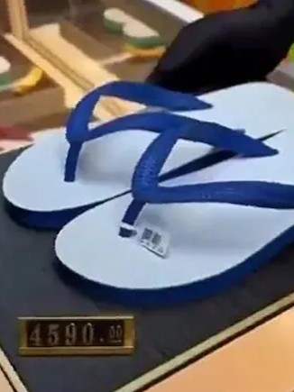 In July 2024, a video from Kuwait went viral showing the common Indian bathroom slippers being sold for Rs 1 lakh (roughly 4,500 Riyals) leaving everyone amused.
