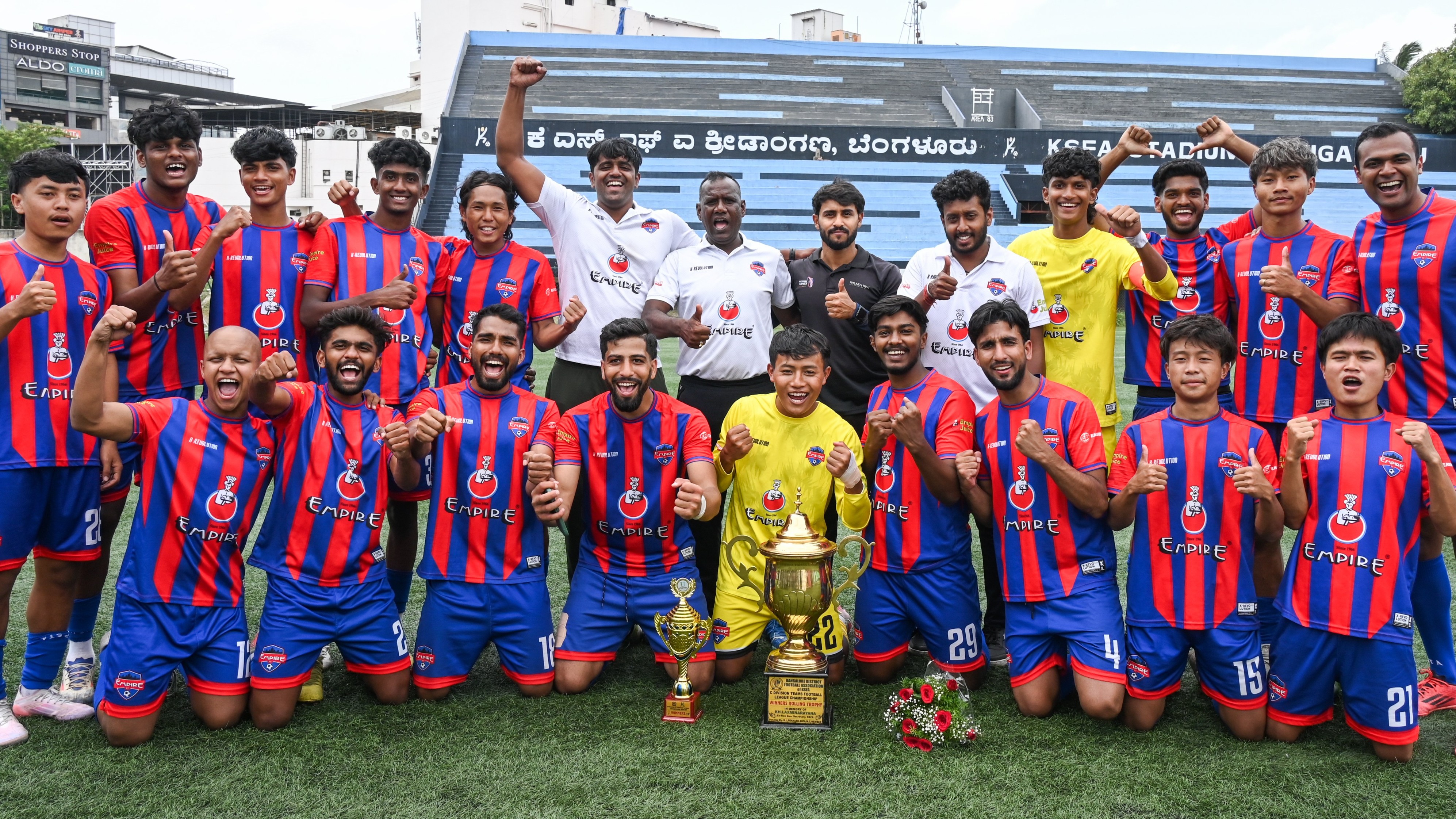 Empire FC stroll to 'C' Division success