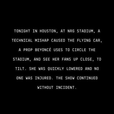 Story posted by Parkwood Entertainment on their Instagram handle.