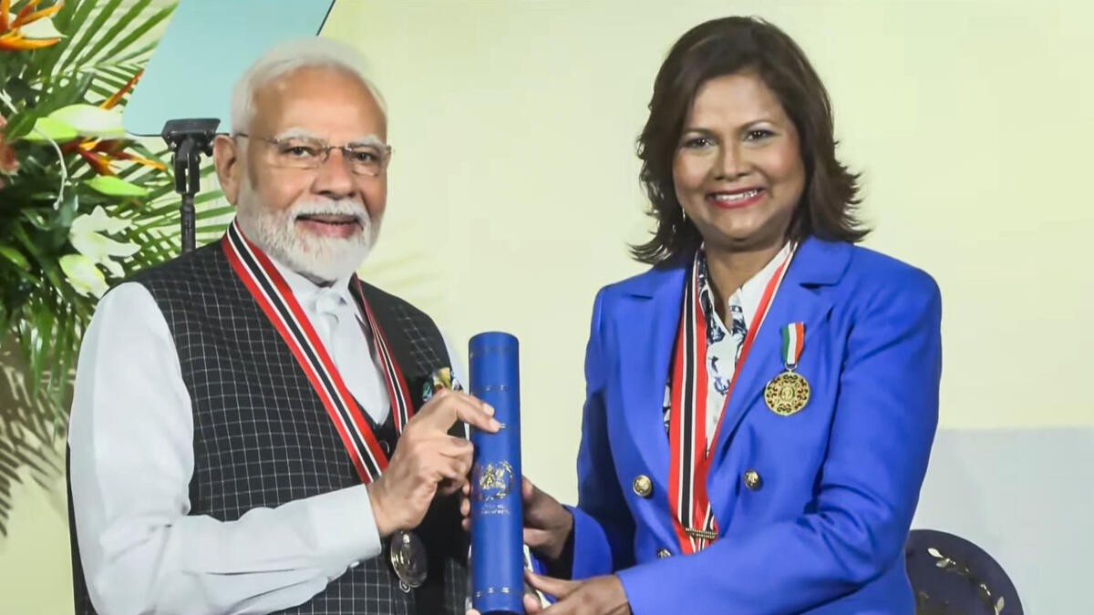 PM Modi conferred with Trinidad and Tobago’s highest civilian honour