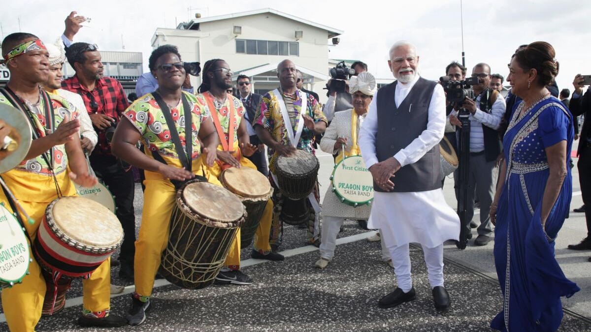 PM Modi arrives in Trinidad and Tobago on two-day visit
