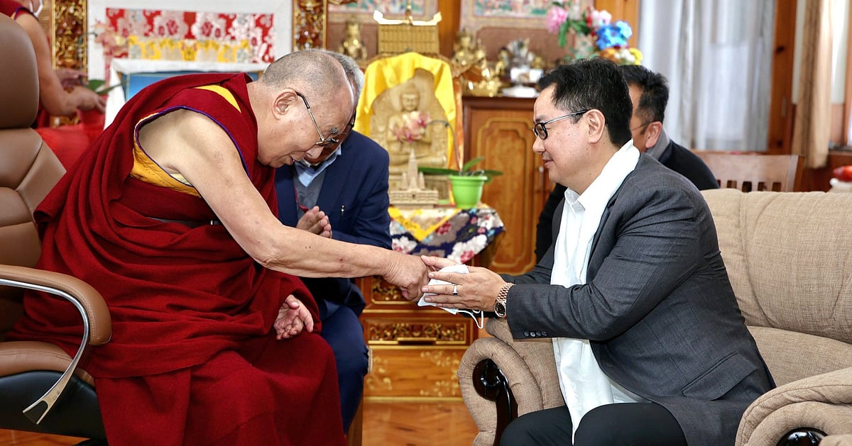 Trotz Chinas Warnung sagt Kiren Rijiju, alle Gläubigen wollten ...