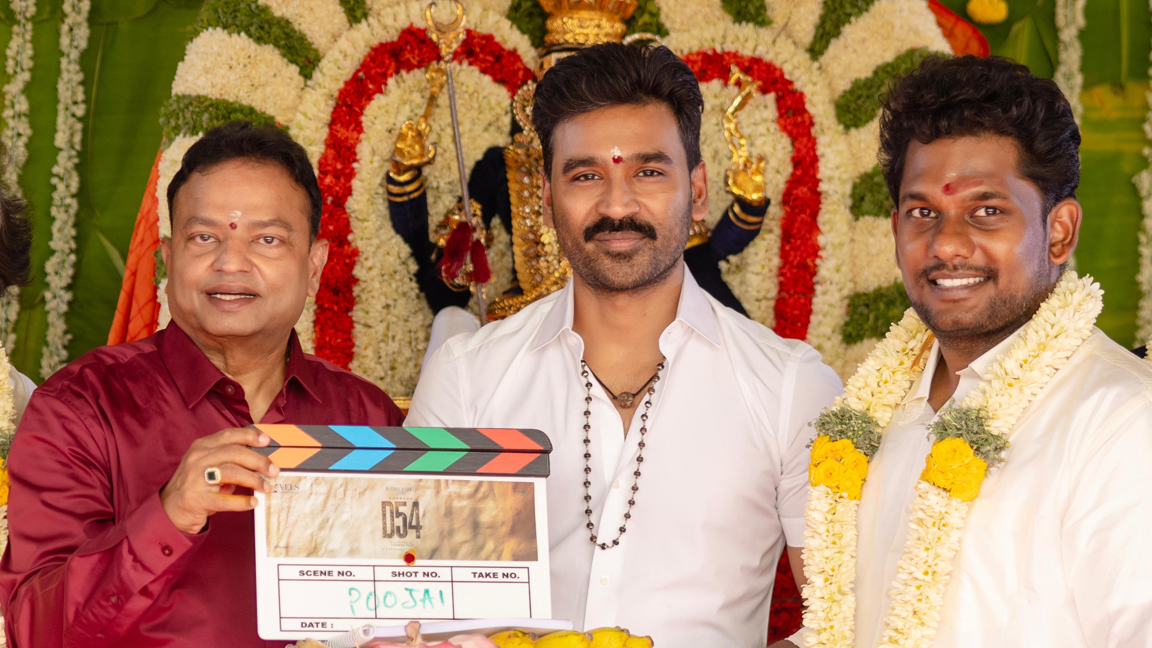 'D54' Mahurat: Dhanush kicks off his next with Vignesh Raja