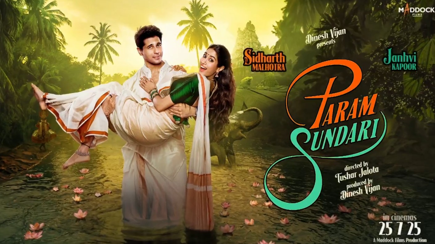 Sidharth Malhotra, Janhvi Kapoor-starrer 'Param Sundari' to release in August