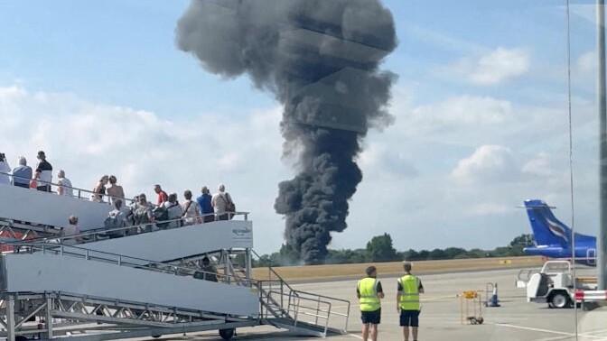 Four killed in small plane crash at London Southend Airport 