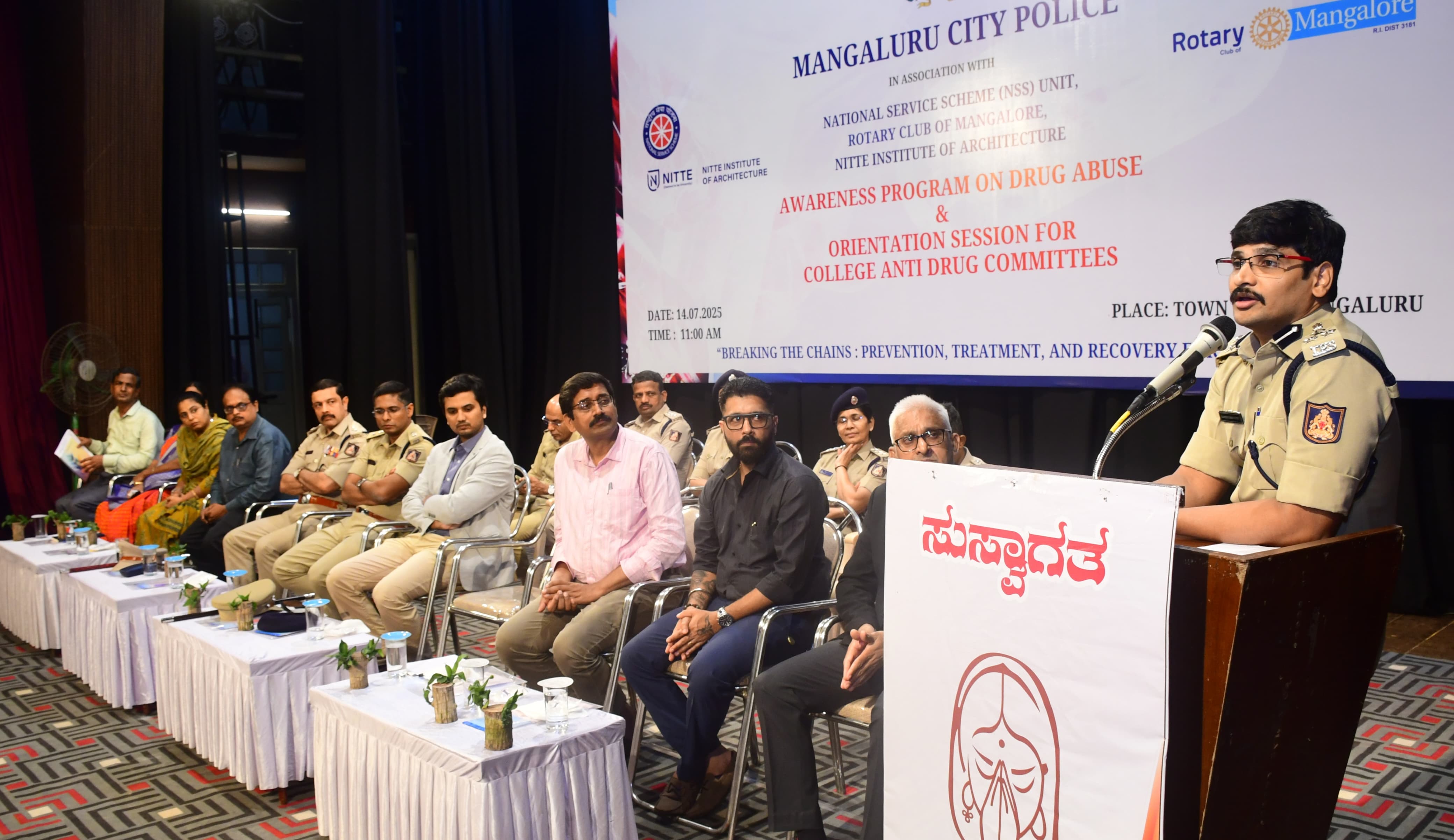 Adopt strict zero-tolerance approach to drugs: Dakshina Kannada SP