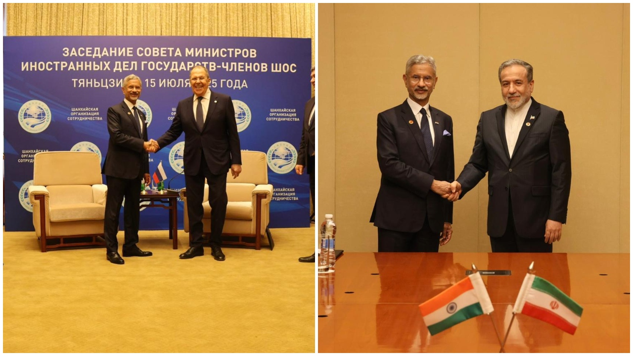 EAM Jaishankar holds talks with Russian and Iranian counterparts
