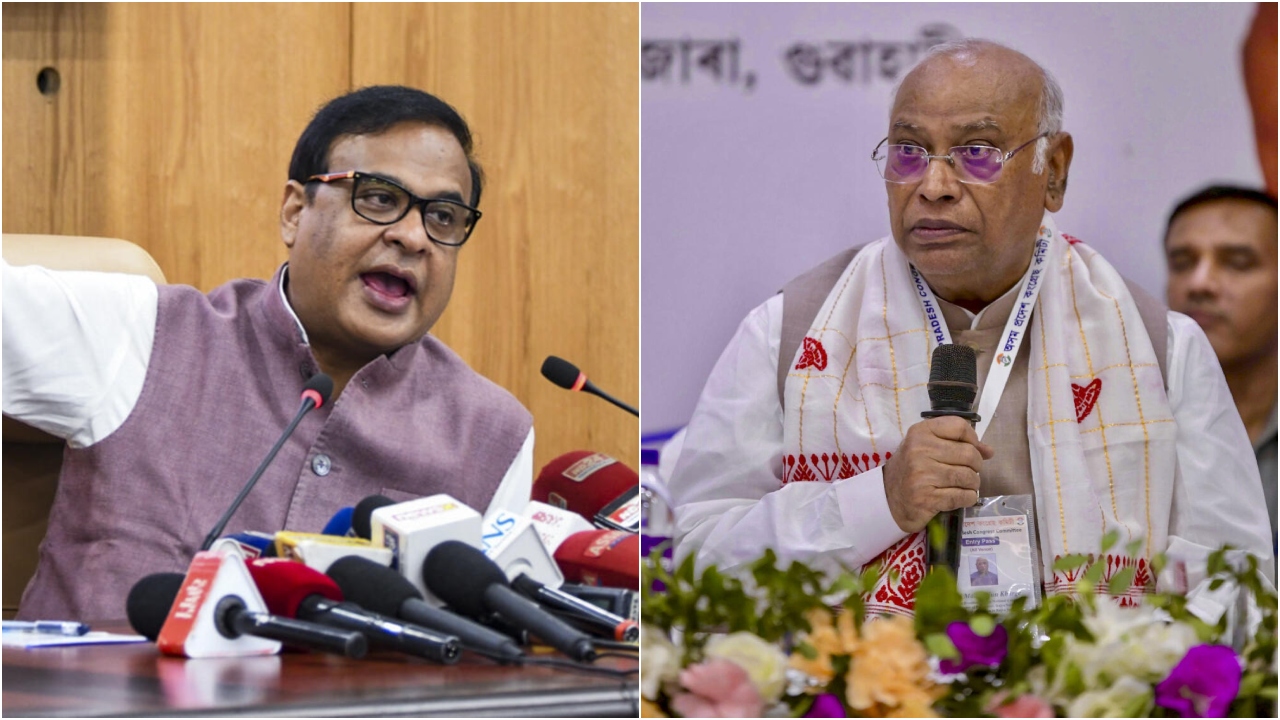 Man who 'ran away’ from Congress is now Assam's CM: Kharge's jibe at Himanta