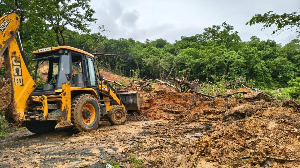 15 days after landslide cuts off village in Uttara Kannada district, restoration works begin