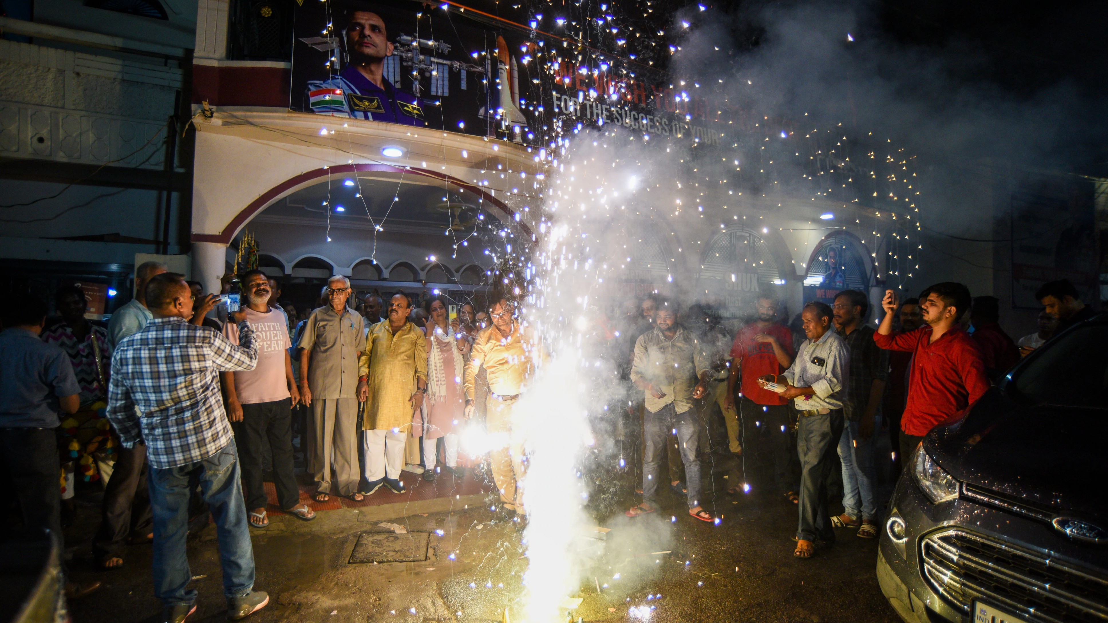 Axiom 4 Mission: Shubhanshu Shukla's family celebrates his return to Earth