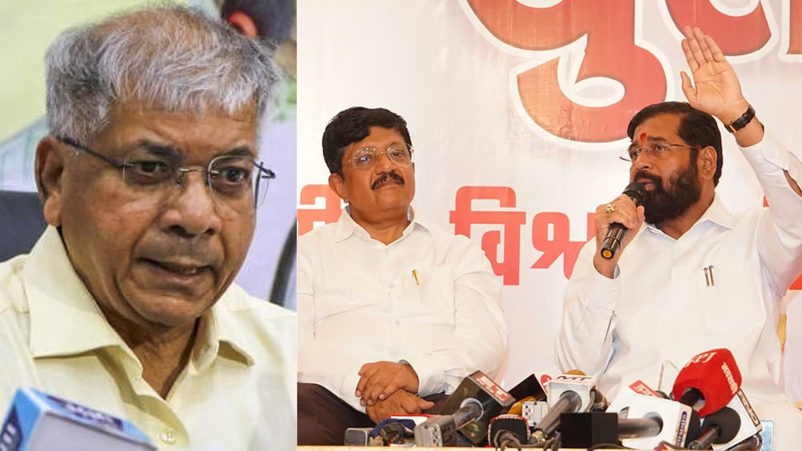 Vanchit Bahujan Aghadi slams founder Prakash Ambedkar's brother Anandraj after he enters into alliance with Eknath Shinde's Shiv Sena