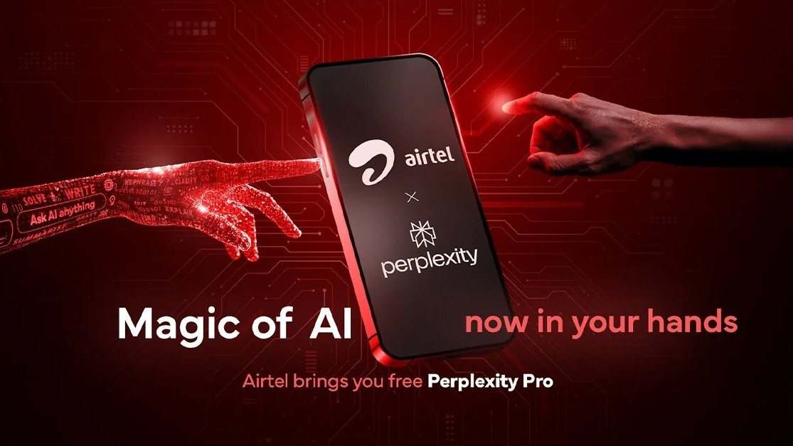 Airtel offers for free 12-month Rs 17K/year Perplexity Pro subscription to all customers