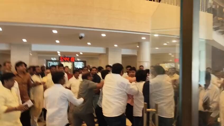 Watch | Supporters of MLAs Padalkar and Awhad clash inside Vidhan Bhavan complex