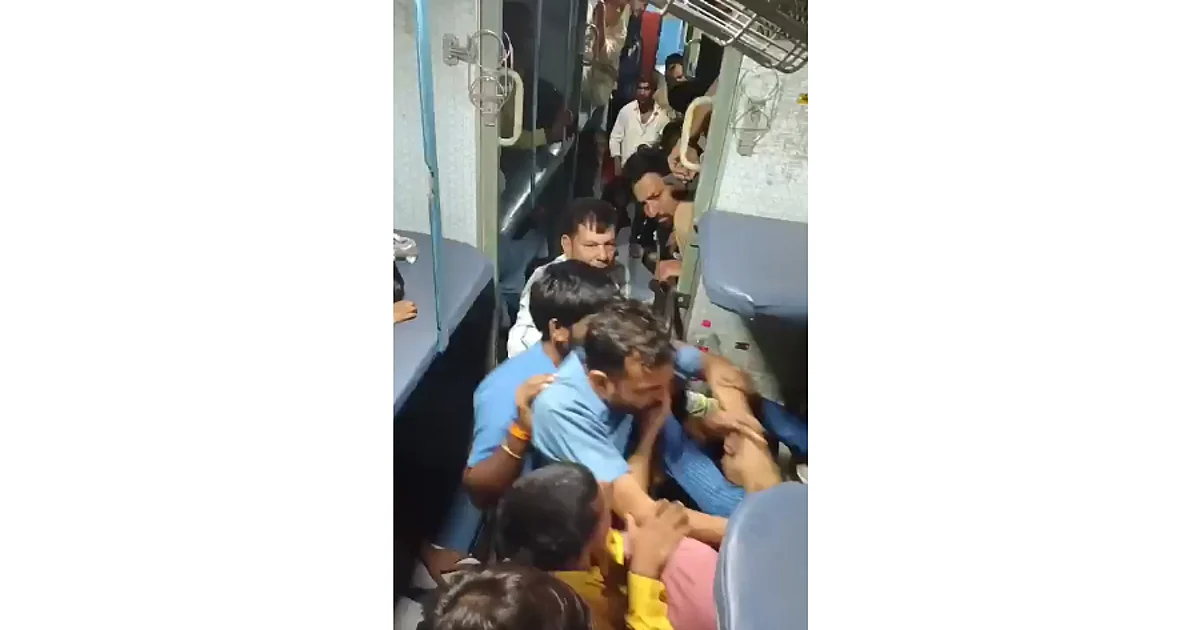 Train Passenger Assaulted: Beaten for Complaining About Food Overcharging