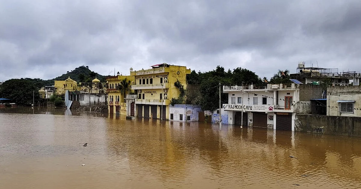Monsoon Impact Rajasthan: 176 Rescued in Flood-Hit Ajmer, SDRF on Alert