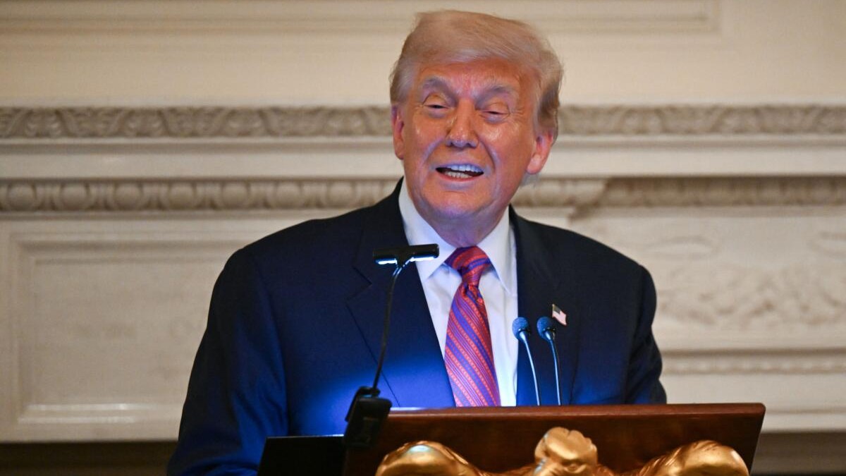 Trump says 'little group called BRICS' wants to try and take over dollar dominance