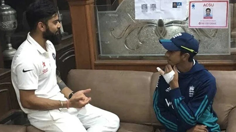 Hameed grateful for Kohli's gesture