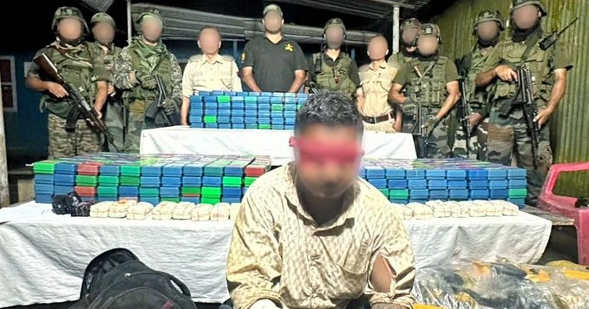 Manipur Drug Bust: 50,000 Meth Tablets, Heroin Found Hidden in 600+ Soap Cases in Jiribam