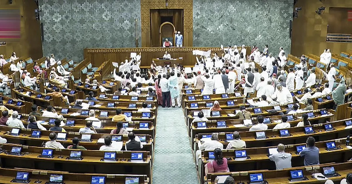 Lok Sabha Adjourned: Opposition Protests Over Bihar Voter Roll, Govt Slams ‘Double Standards’