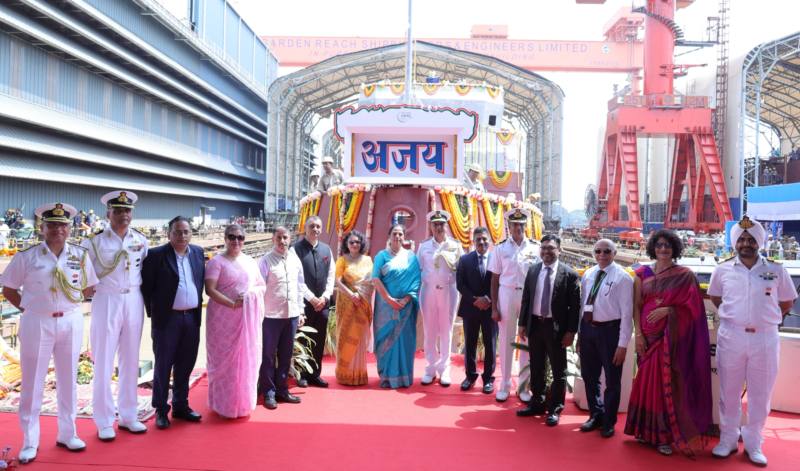 GRSE launches last of 8 anti-submarine warfare ships for Indian Navy