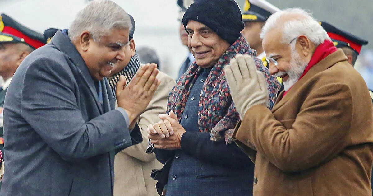 Dhankhar Resigns as VP: PM Modi Lauds His Service, Wishes Him Good Health