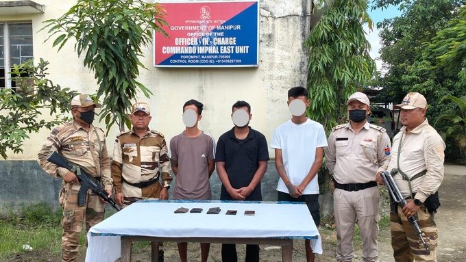 3 active cadres of banned outfit arrested in Manipur