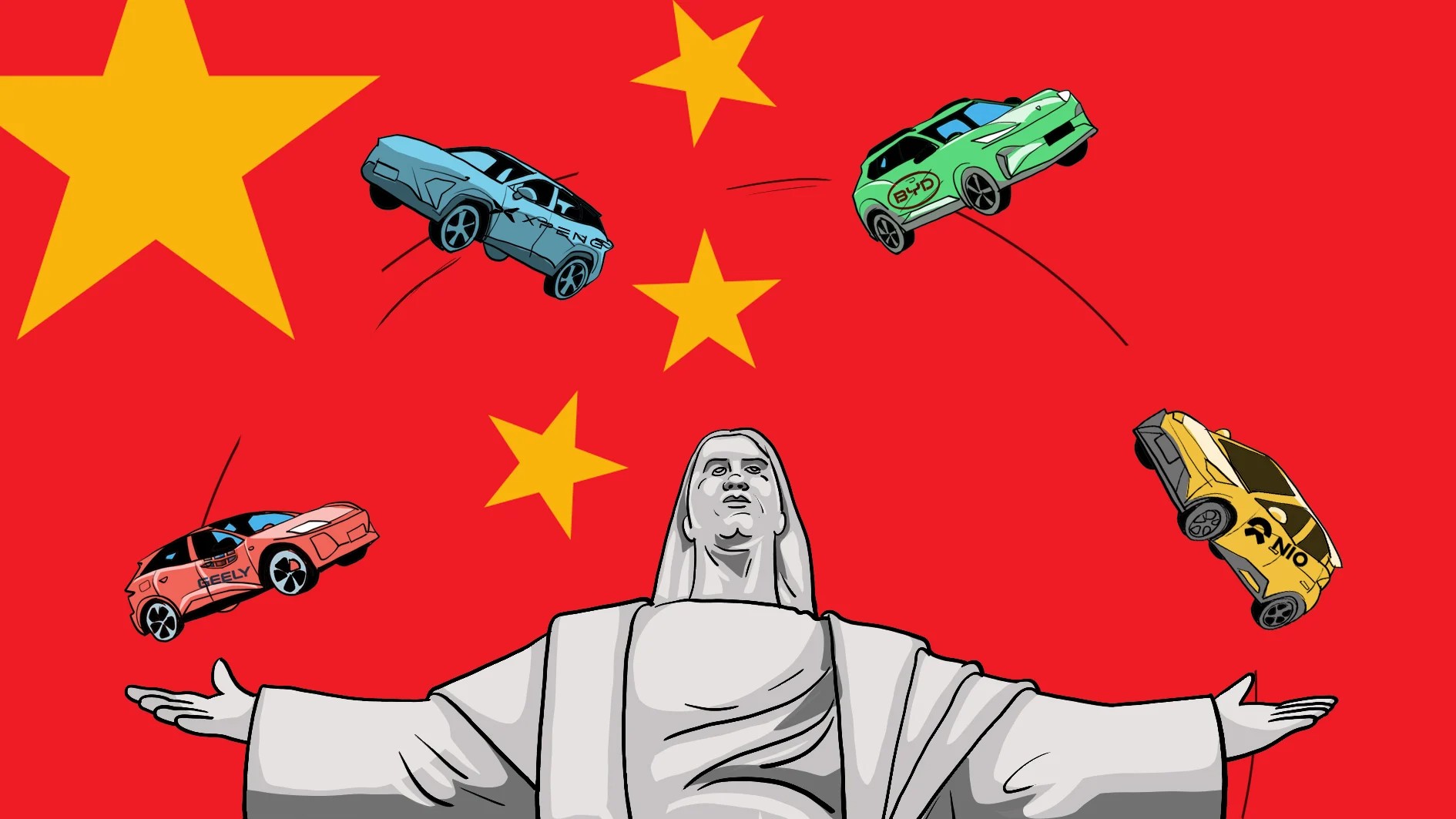 Chinese car giants rush into S America via Brazil
