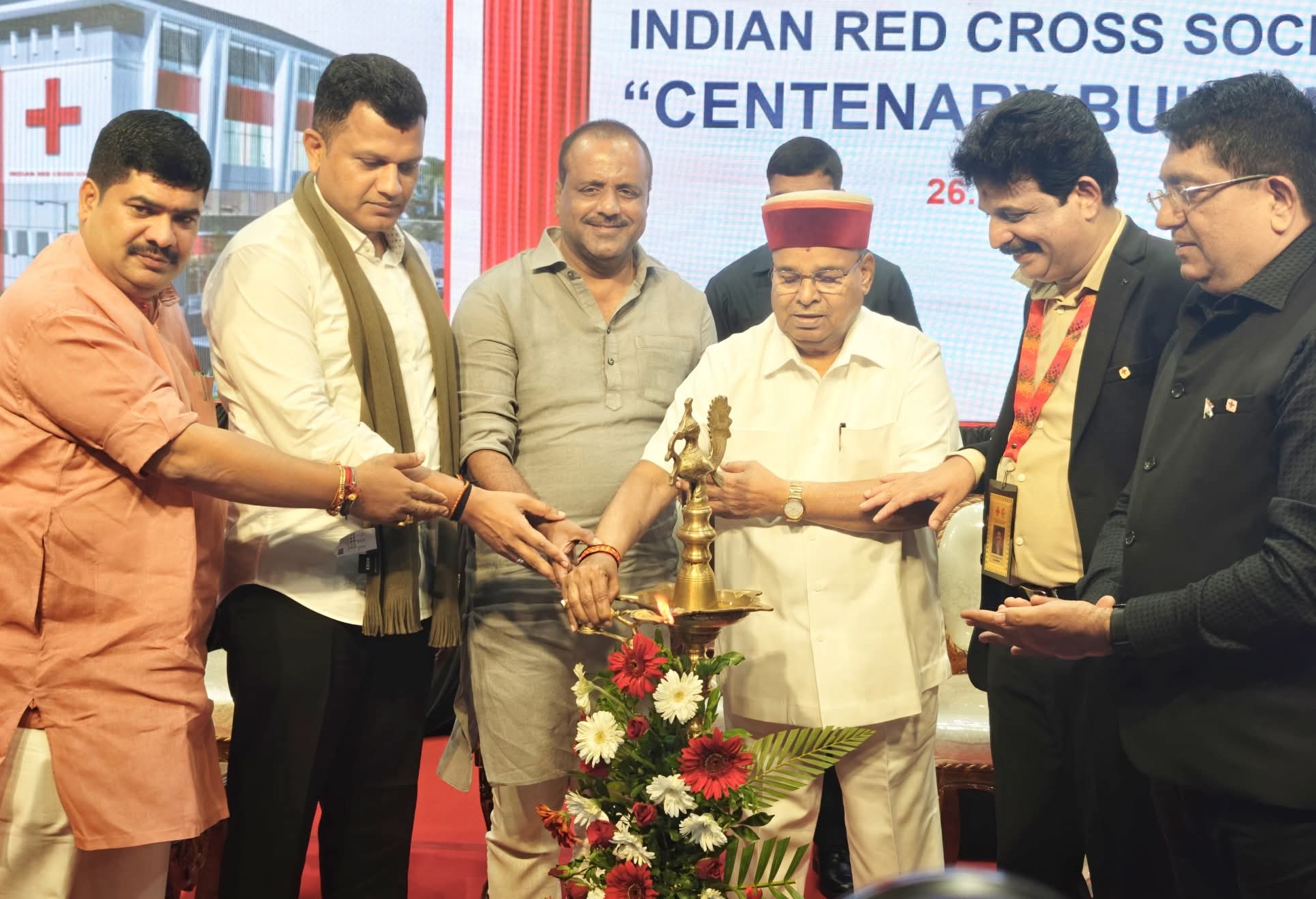 Governor Gehlot at a IRCS event in Mangaluru