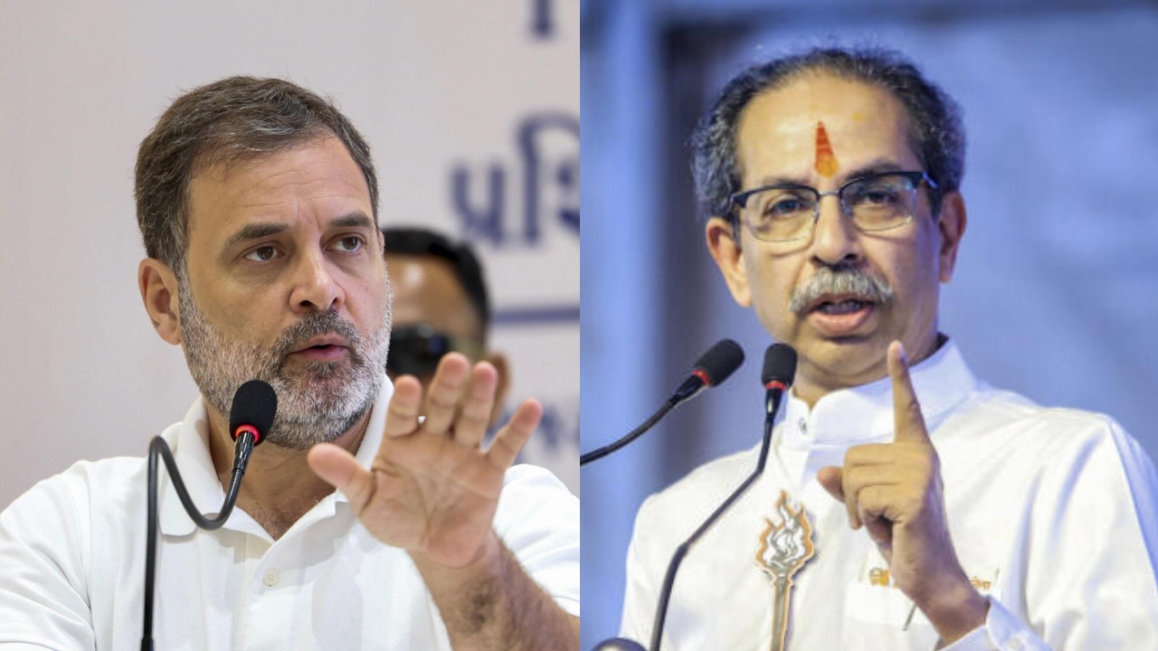 Lets fight for people of Maharashtra: Rahul wishes Uddhav on birthday