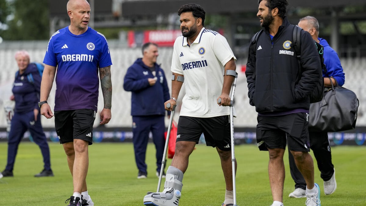 India vs England | Rishabh Pant ruled out of fifth Test due to injury; N Jagadeesan named replacement