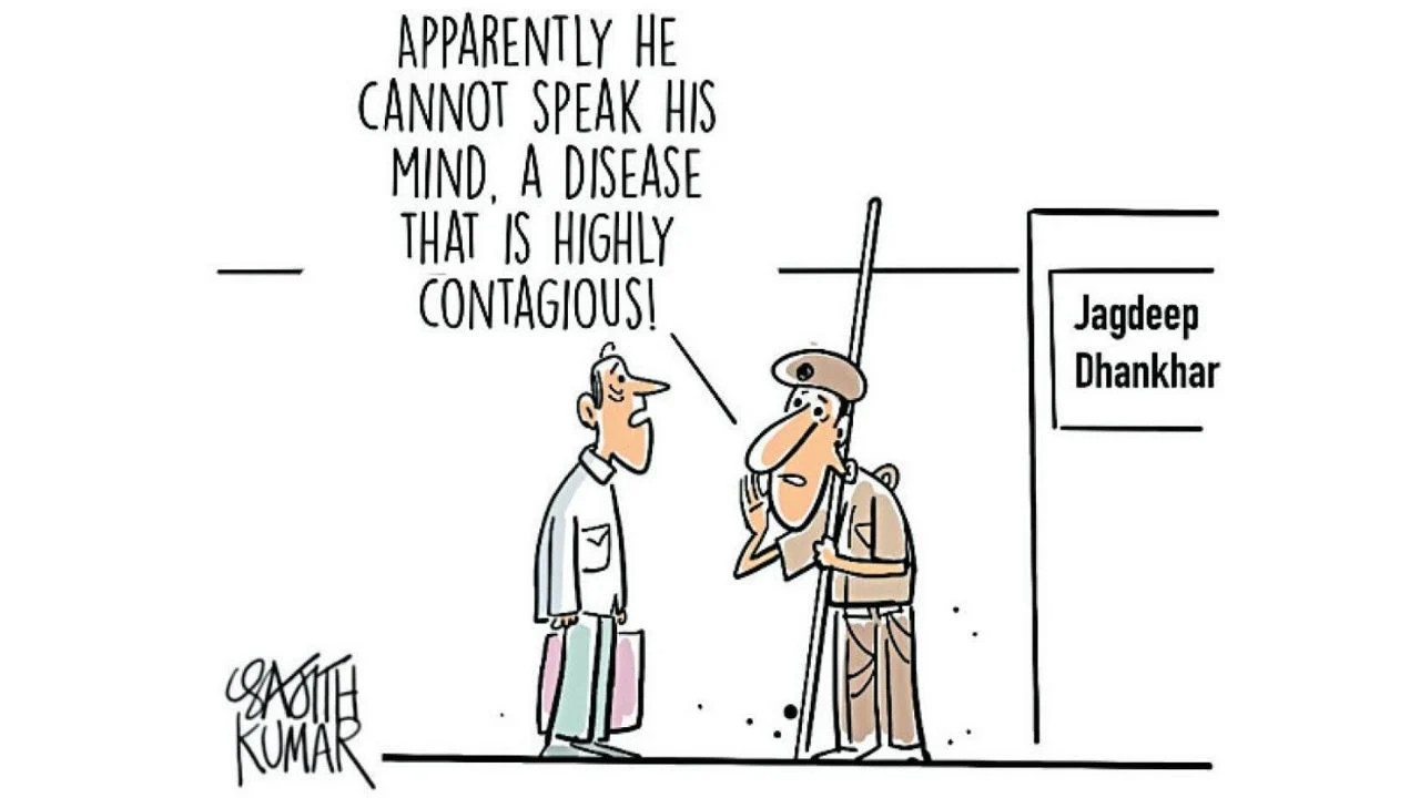 DH Toon | 'Can't speak his mind'