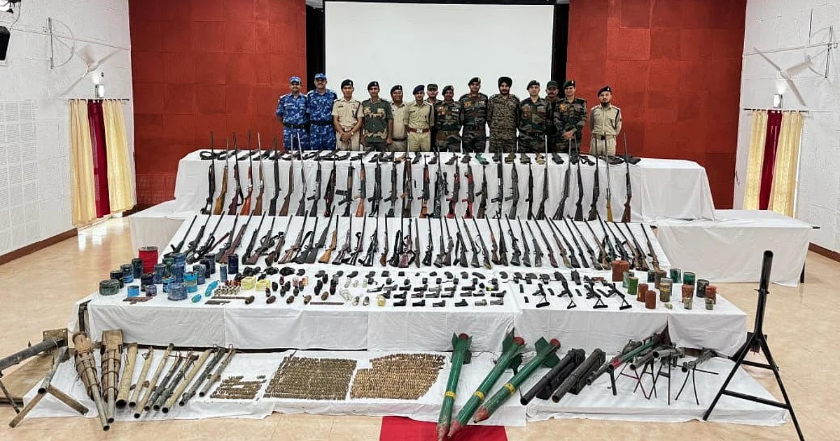 Manipur: Another 155 weapons, IEDs seized; arms recovery raise peace hope