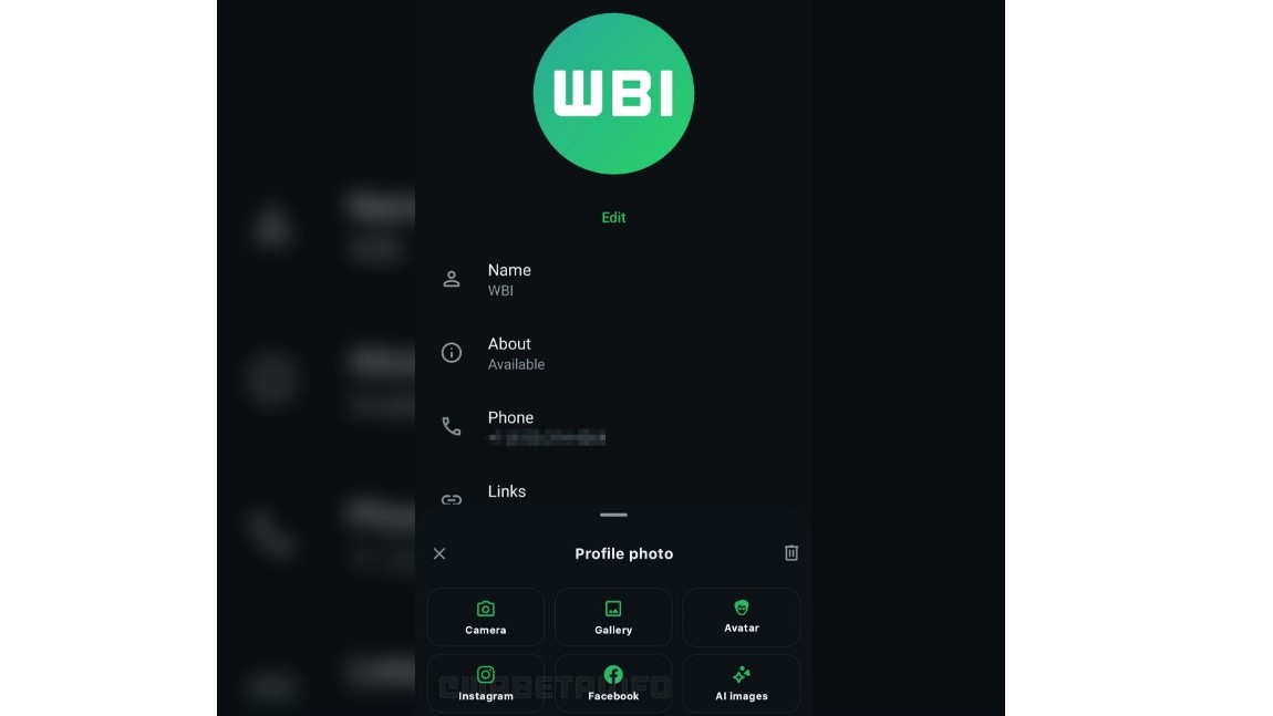 WhatsApp testing new feature to import DP from Facebook and Instagram. 
