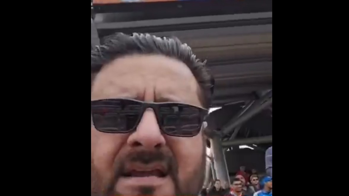 Watch | Man asked to cover Pakistan jersey during India vs England match at Old Trafford