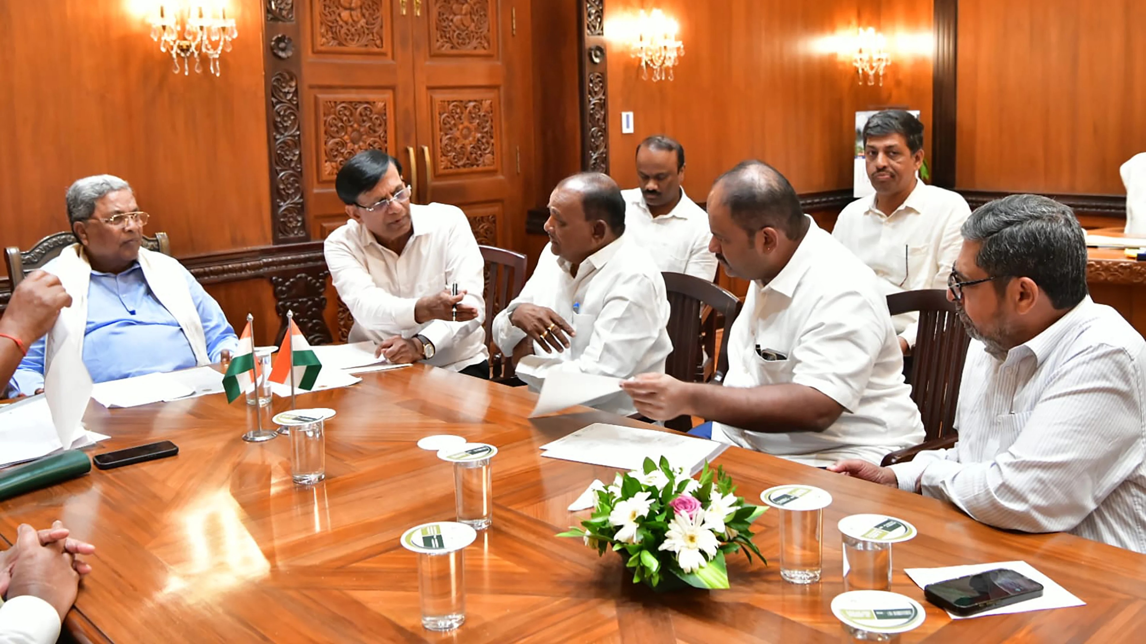 CM Siddaramaiah begins meetings with Congress MLAs on constituency grants